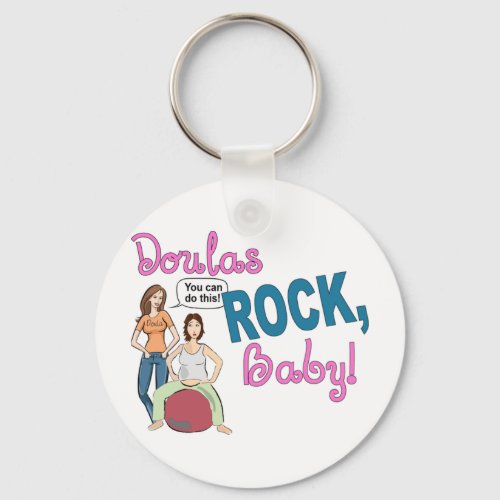 Doulas Rock Gifts Keychain
