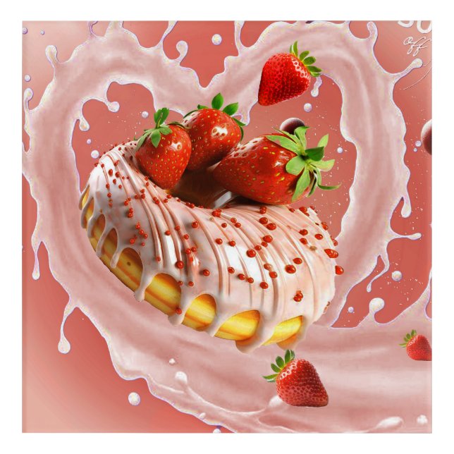 dounat acrylic print (Front)