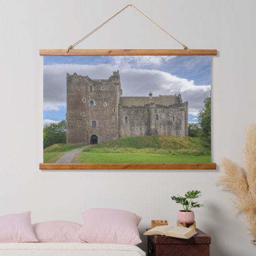 Doune Castle 36 Wood Topped Hanging Tapestry