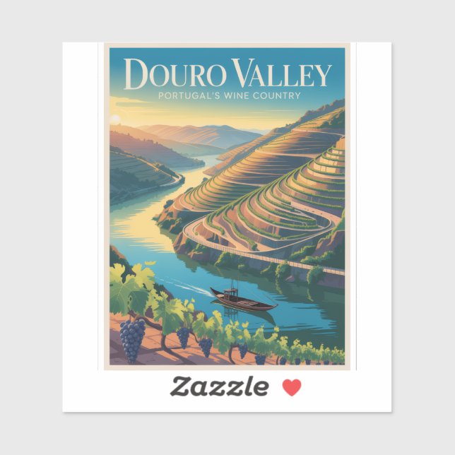 Douro Valley Portugal Sticker (Sheet)