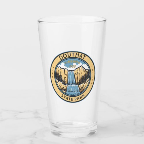 Douthat State Park Virginia Badge Glass