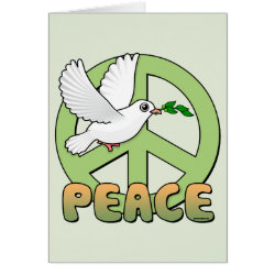 Peace Dove Greeting Card