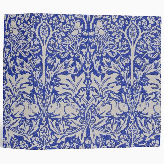 Dove and Rabbit, William Morris 3 Ring Binder (Front/Spine)