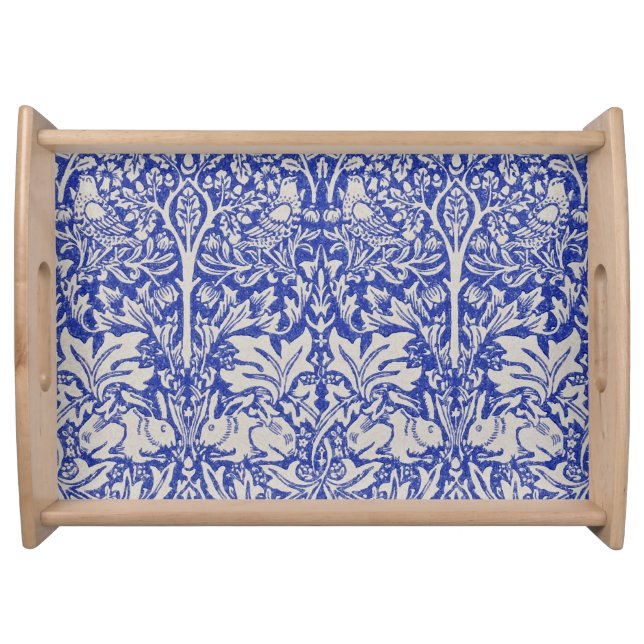 Dove and Rabbit, William Morris Serving Tray (Front)