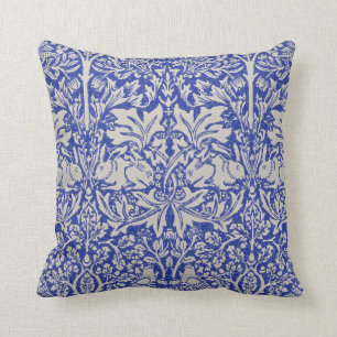 Dove and Rabbit, William Morris Throw Pillow