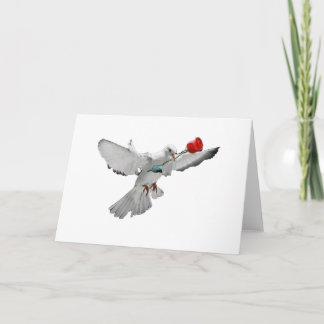Dove and Rose Card