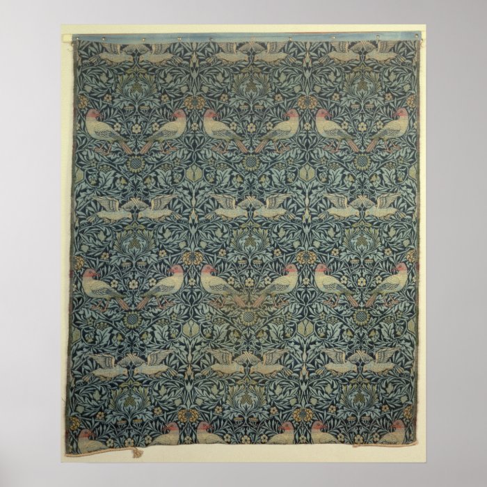 Dove and Rose' fabric design, c.1879 Print