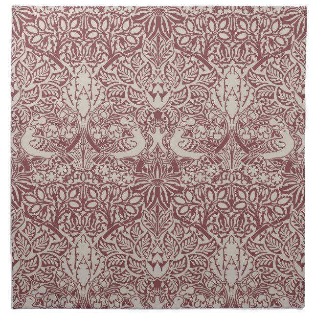 Dove and Rose Set of 4, Dinner, 20" x 20" Napkin (Front)