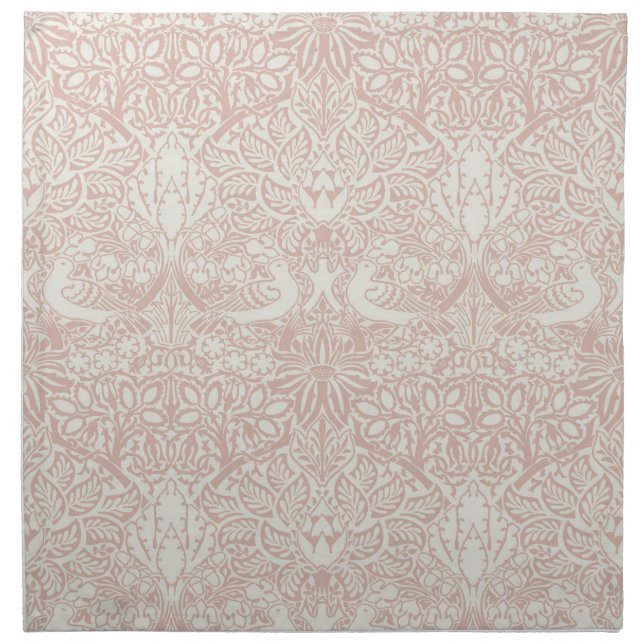 Dove and Rose Set of 4, Dinner, 20" x 20" Napkin (Front)