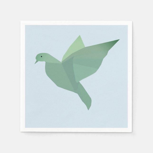Dove Art, peace Paper Napkins (Front)