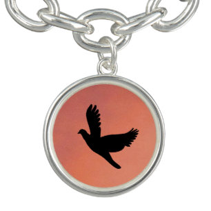 Dove at Sunset Charm Bracelet