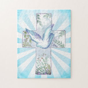 Dove Christian Cross jigsaw puzzle