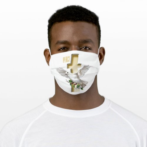 Dove Cross Adult Cloth Face Mask