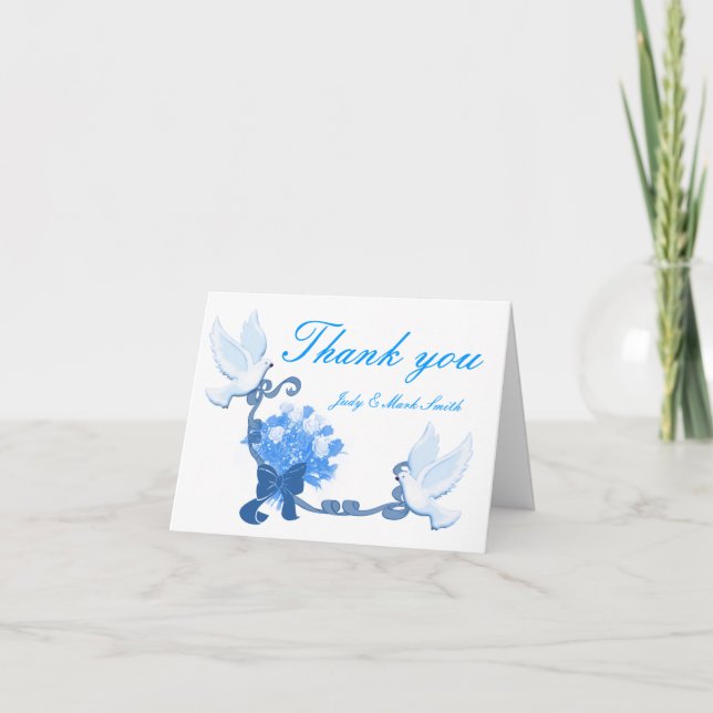 Dove Custom Thank You Cards (Front)