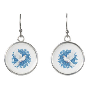 Dove Dangle Earrings