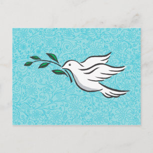 25 Christmas HOLIDAY Greeting DOVE Peace on Earth LG Post Cards  PRINT US CANADA 
