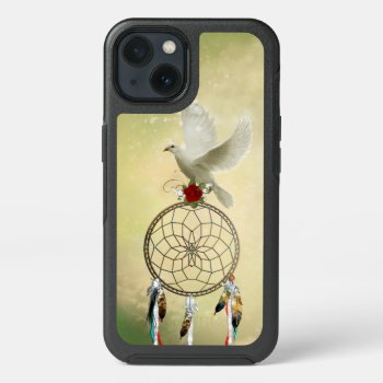 Dove Dreamcatcher Iphone 13 Case by FantasyCases at Zazzle