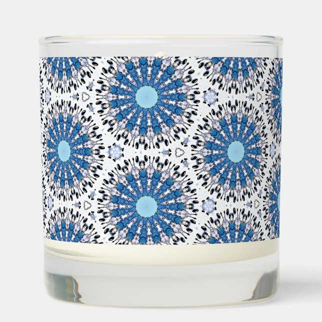 Dove Face Mandala Scented Candle (Front)