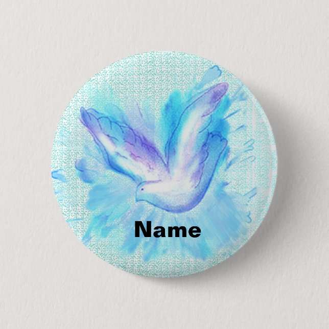 Dove Flying Button (Front)