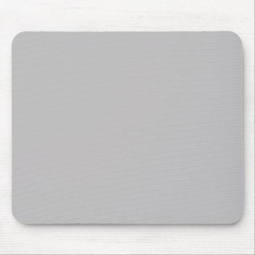 Dove Grey Gray Silver Solid Trend Color Background Mouse Pad