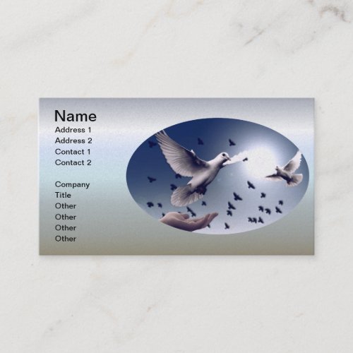 Dove Hand Trust Business Card