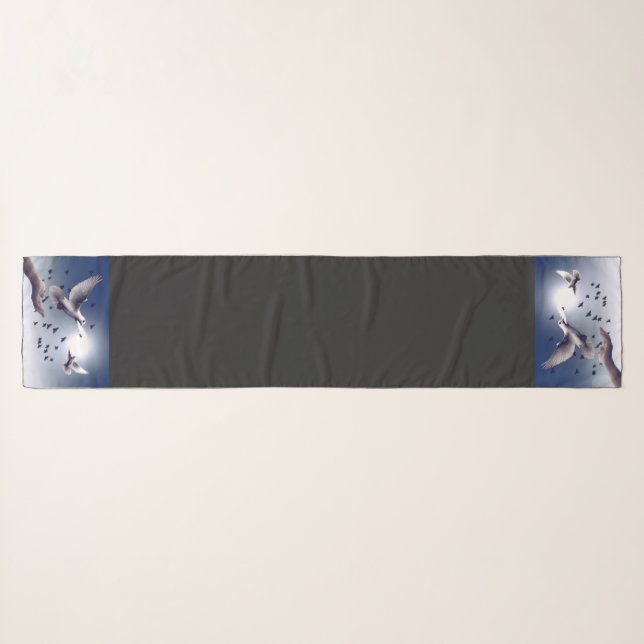 Dove Hand Trust Scarf (Front (Horizontal))