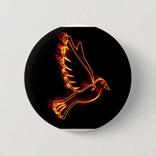 Dove Holy Spirit Button (Front)