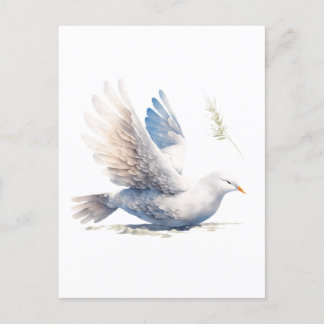 DOVE, HOLY SPIRIT, PEACE, RUACH BREATH OF HEAVEN  POSTCARD