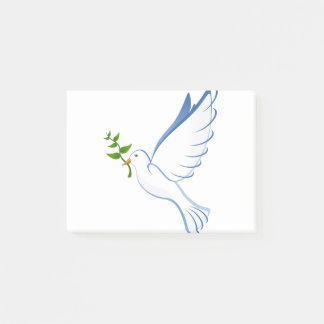 dove in flight post-it notes