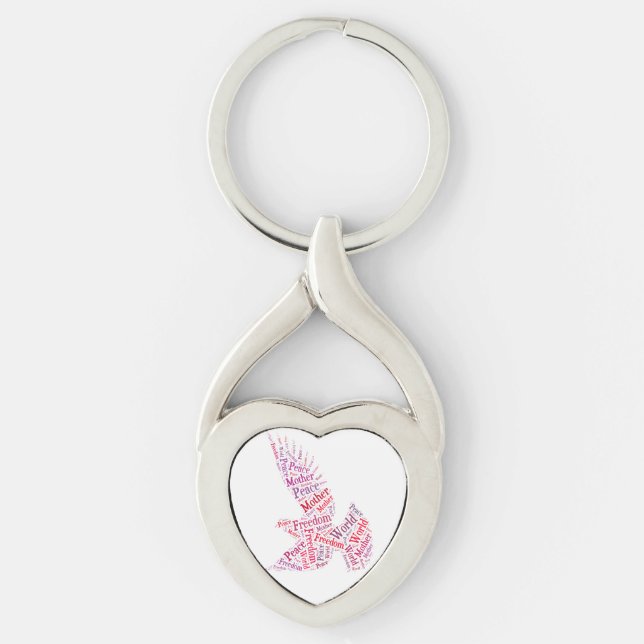Dove Keychain (Front)