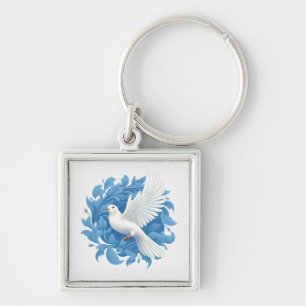 Dove Keychain