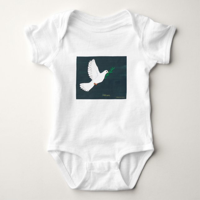 Dove - Kids Art for CHOC Baby Bodysuit (Front)