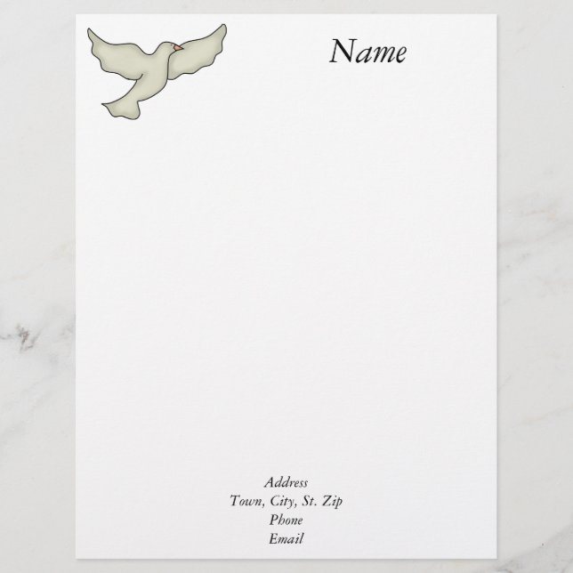 Dove Letterhead (Front)