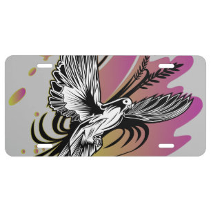 Dove Life License Plate