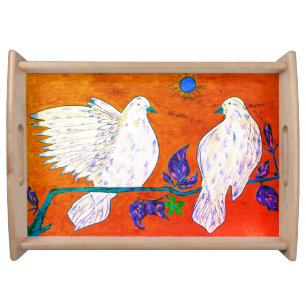 Dove Love Serving Tray