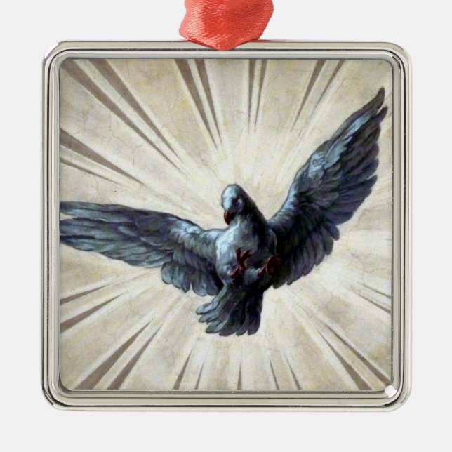 dove metal ornament (Front)