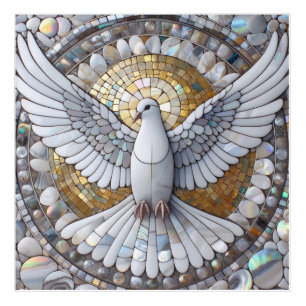 Dove Mosaic 6 Acrylic Print