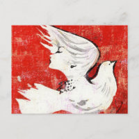 Dove of a Women ~ Postcard / Invitation