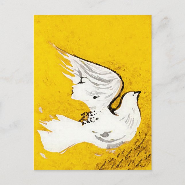 Dove of a Women ~ Postcard / Invitation (Front)