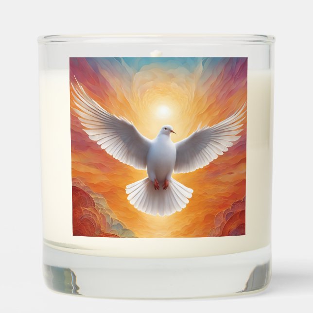 Dove of Faith  Scented Candle (Front)