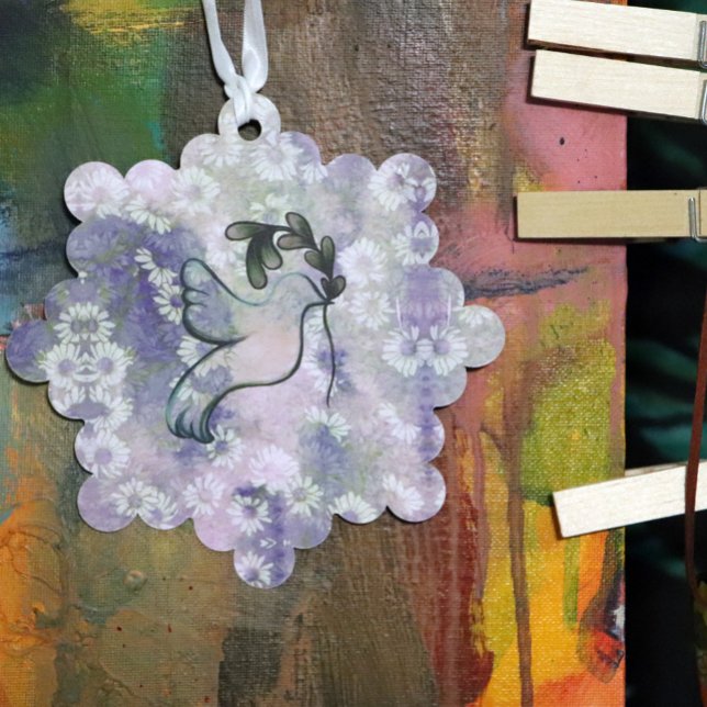 Dove of Hope and Peace                             Ornament Card (Creator Uploaded)