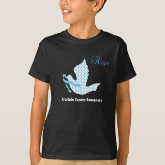 Dove of Hope Light Blue Ribbon - Prostate Cancer T-Shirt