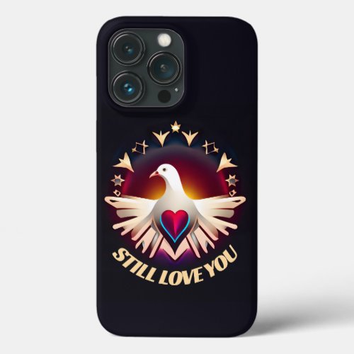 Dove of Love Express Your Affection with Style iPhone 13 Pro Case