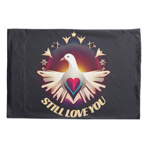 Dove of Love Express Your Affection with Style Pillow Case
