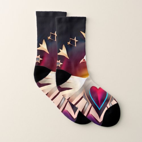 Dove of Love Express Your Affection with Style Socks