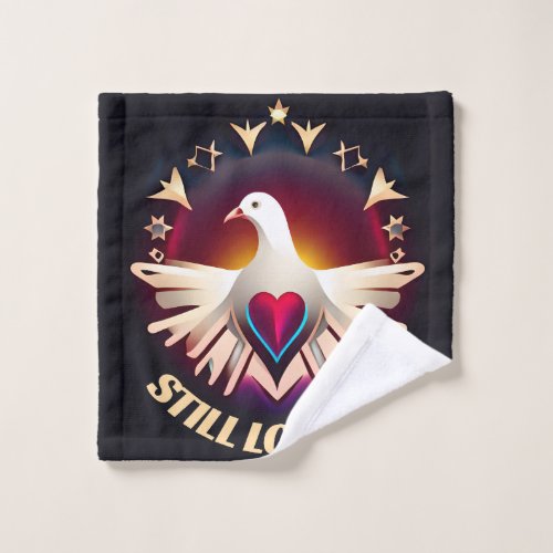 Dove of Love Express Your Affection with Style Wash Cloth