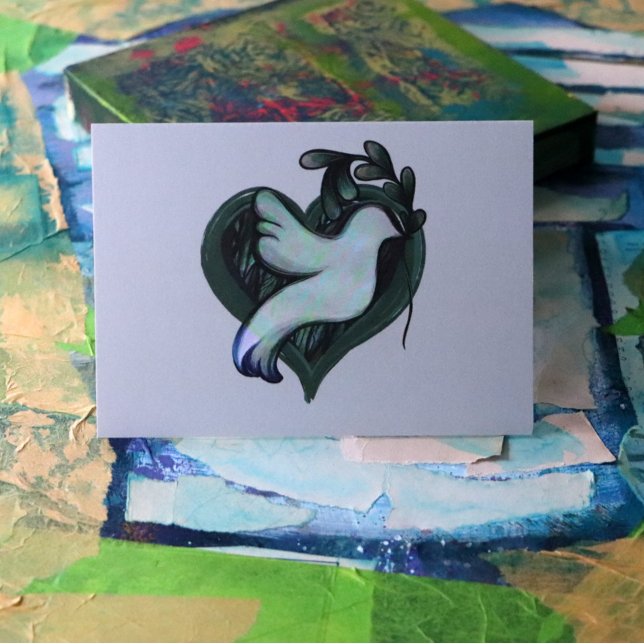 Dove of Peace and Hope Peace on Earth              Card (Creator Uploaded)