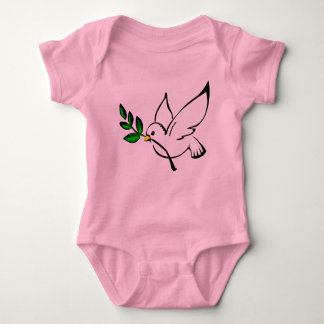 Dove of Peace Baby Outfit Baby Bodysuit
