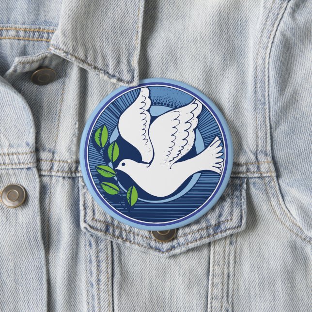 Dove of Peace Button (In Situ)