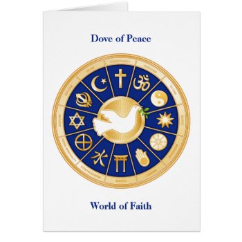 Dove Of Peace Card by pomegranate_gallery at Zazzle